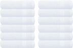 GLAMBURG Ultra Soft 12-Piece Washcloths Set 13x13-100% Ringspun Cotton by GLAMBURG
