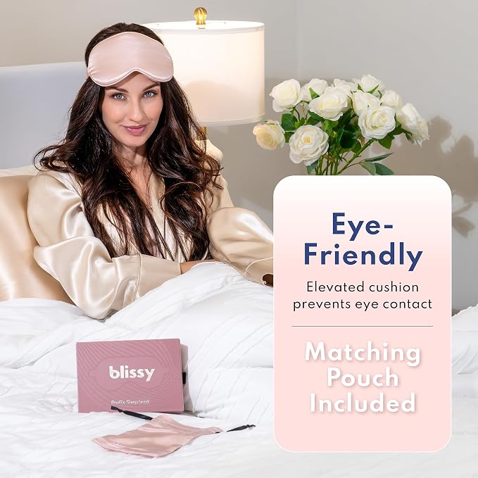 Blissy Silk Sleep Mask Profile - Image 7
