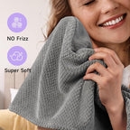 Umisleep 3 Pack Microfiber Hair Towel Wrap - Image 4