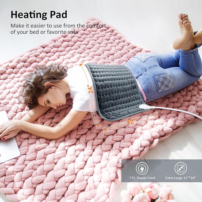 Heating pad for Back/Shoulder/Neck/Abdomen, Electric Heating Pads - Image 6