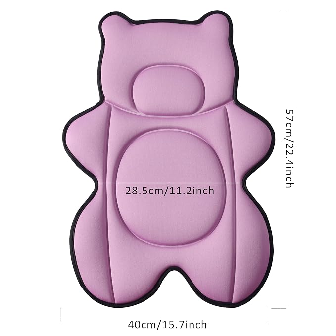 Infant Baby Bath Cushion, Fits Inside Most Baby Bathtubs, Breathable Soft Baby - Image 2