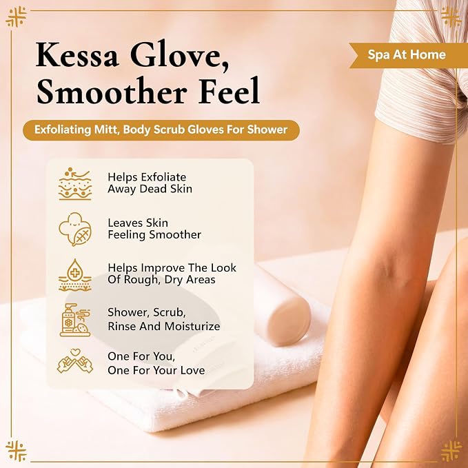 Moroccan Exfoliating Glove for Shower - Image 6