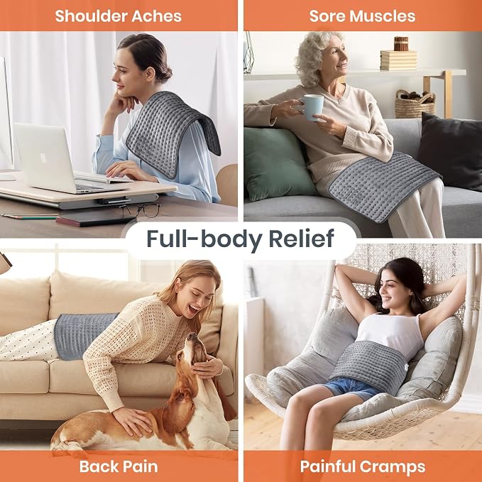 Heating Pad for Back Pain Relief, Heating Pads for Period Cramps - Image 6