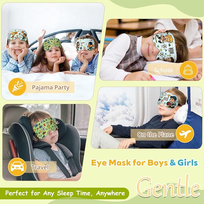 Kids Silk Sleep Mask – 100% Mulberry Silk Eye Cover, Kid Eye Mask - Image 7