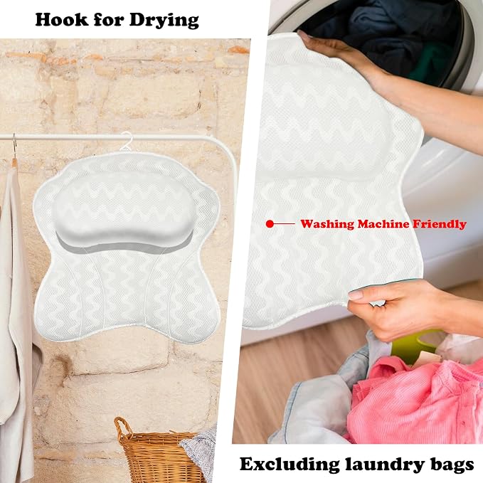 Bath Pillow Spa Bathtub Ergonomic - Image 6