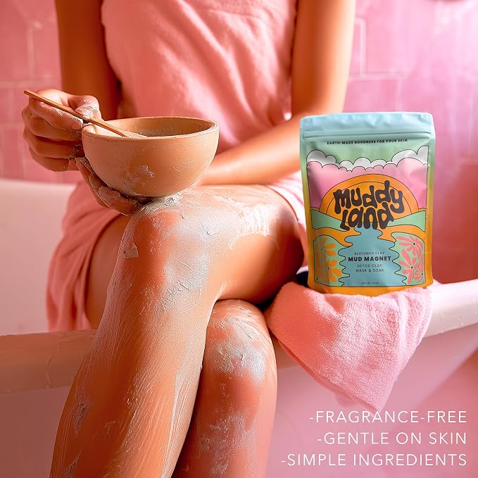 Bentonite Clay Detox Mud Bath Soak & Full Body Mud Mask - Image 7