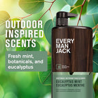 Every Man Jack Eucalyptus Mint Hydrating Mens Body Wash - Image 4