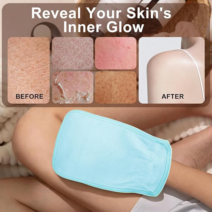 4PCS Durable Body Scrub, Dead Skin Remover & Body Scrubber Exfoliator, Body - Image 5