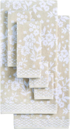 Lucky Brand Folk Floral 6 Piece Bath Towel Set - Image 3