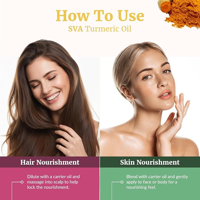 SVA Turmeric Essential Oil – 4 Fl Oz – 100% Natural Turmeric Oil - Image 5
