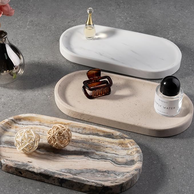 Koville 10"x5" Marble Vanity Tray - Image 7