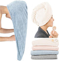 ROLSHOL Extra Large 4 Pack Microfiber Hair Towel Wrap by ROLSHOL