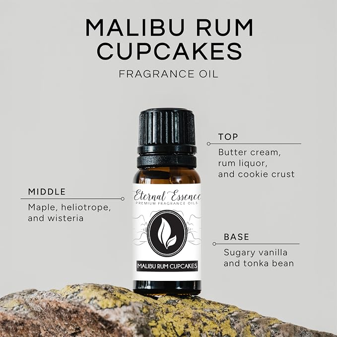 Malibu Rum Cupcakes Premium Grade Fragrance Oil - 10ml - Scented Oil - Image 2