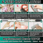10 Pack Pedicures Replacement Heads - Image 4