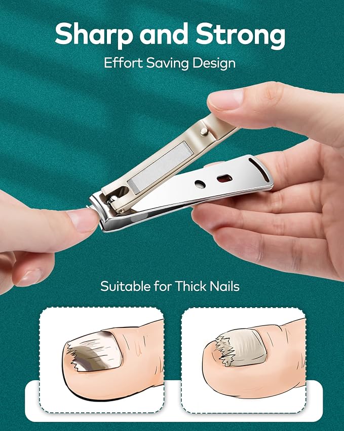 4Pcs Set, Stainless Steel Manicure Pedicure Set, Medical Grade Grooming Kit - Image 8