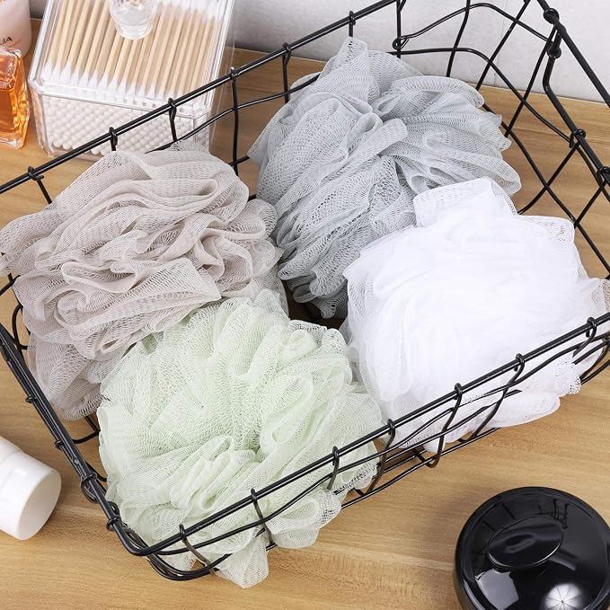 BTYMS Bath Sponge Shower Loofahs 60g Mesh Pouf Bath Scrunchies Body Wash Puff - Image 7