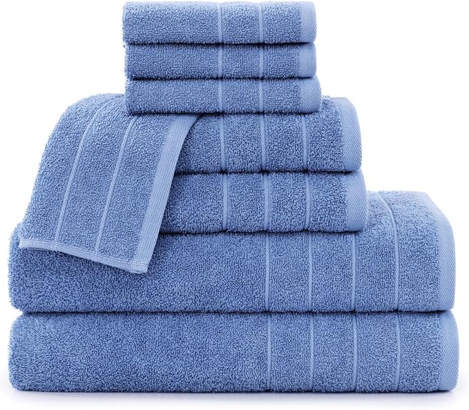 Casa Platino Cotton Bath Towel 8 Piece Set - Image 2