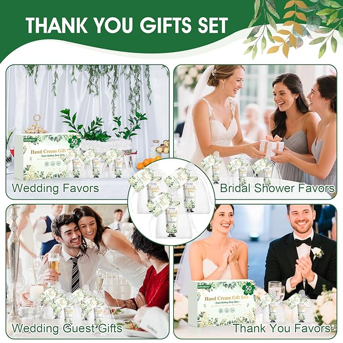 50 Pack Bulk Hand Cream Gifts Sets, Wedding Party Favors, Bridal Shower Gifts - Image 6