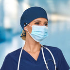 Satin Lined Scrub Cap, Adjustable Surgical Cap - Image 5