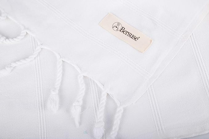 Bersuse 100% Cotton Troy XL Throw Blanket - Image 8