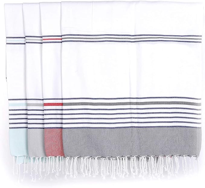 Prewashed, Original Turkish Peshtemal Towels Pestemal Towel Thin Camping Bath - Image 3
