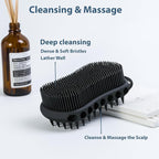 MtBoi Double-Sided Exfoliating Silicone Body Scrubber, 2-in-1 Bath Scrubber - Image 3