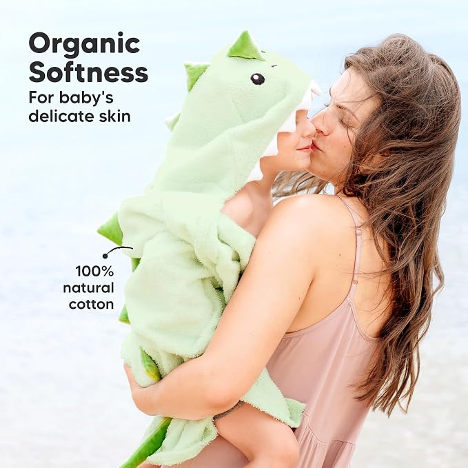 KeaBabies Organic Baby Towel - Image 4