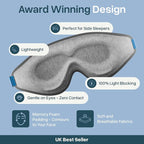 MyHalos® Sleep Mask – 3D Blackout Eye Mask - Image 3