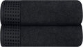 GLAMBURG 100% Cotton 2 Pack Oversized Bath Towel Set 28x55 Inches, Ultra Soft by GLAMBURG
