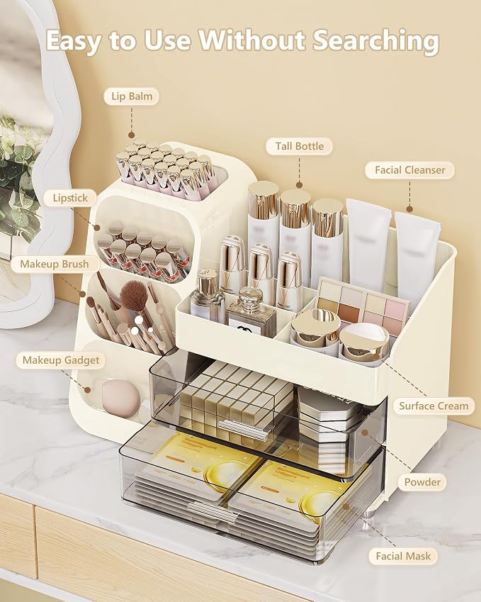 Anylady Large Capacity Makeup Organizer Countertop - Image 8