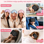 Kids Sleep Mask, 100% Real Mulberry Silk Eye Mask, Sleeping Mask - Image 7