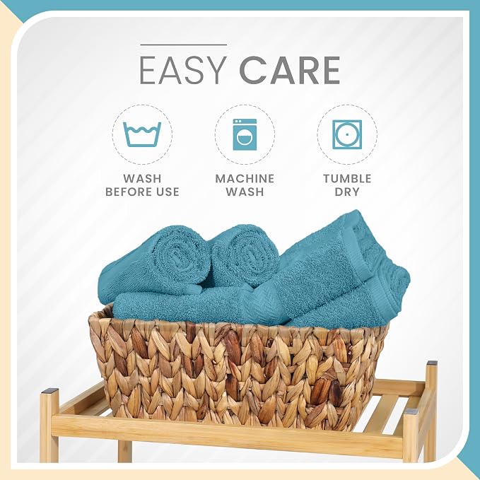 Martex 6-Piece Luxury 100% Cotton Towel Set | Quick Dry | Super Absorbent | - Image 7