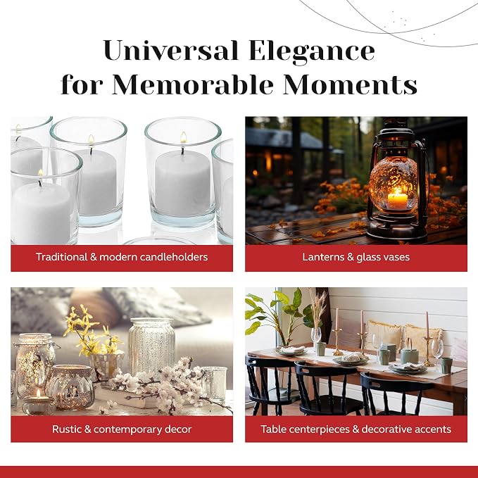 Fresh Linen Scented Votive Candles, Scented 10 Hour Burn Time - Image 5