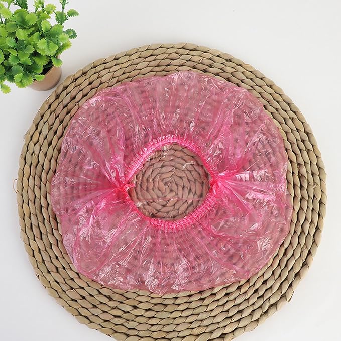 200 PCS Disposable Shower Caps Thickened Waterproof Hair Bath Caps - Image 6