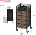 SWTYMIKI Rolling Makeup Organizer Cart - Image 2