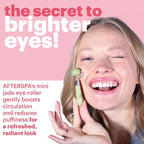 Mini Jade Eye Roller by Afterspa, Preppy Skincare, Gua Sha Facial Tools - Image 5