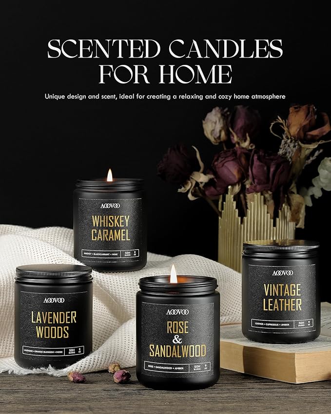 AOOVOO Scented Candles for Men - Image 3