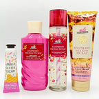 Bath & Body Works Milk Raspberry Holiday Pie Bar 4-Piece Gift Set | Includes: - Image 3