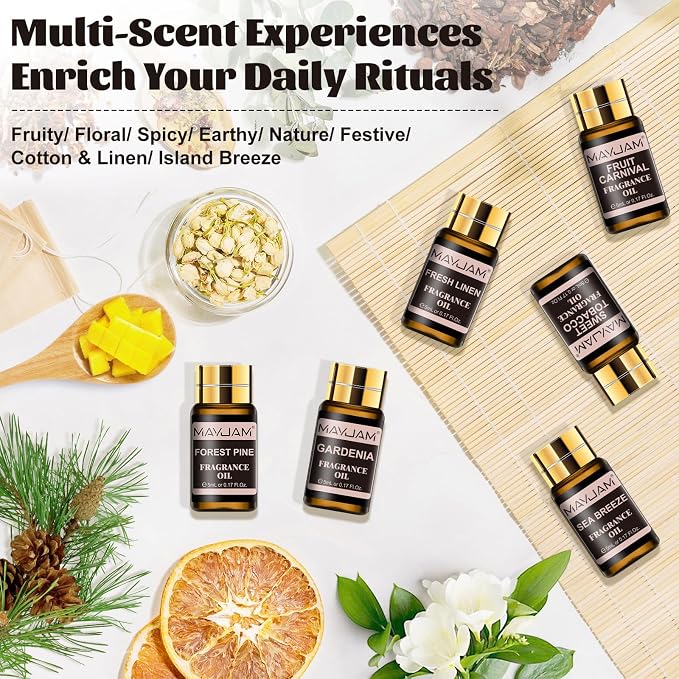 MAYJAM Fragrance Oil Gift Set, Top 20 Essential Oils Variety Pack - Image 4
