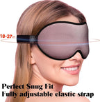 MABAO Weighted Eye Mask for Sleeping, Memory Foam Gentle Pressure Relief - Image 7
