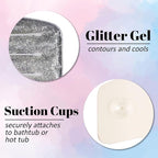 1pc Spa Pillow, Glitter Gel Cooling Bathtub Hot Tub Relaxation Cushion - Image 3