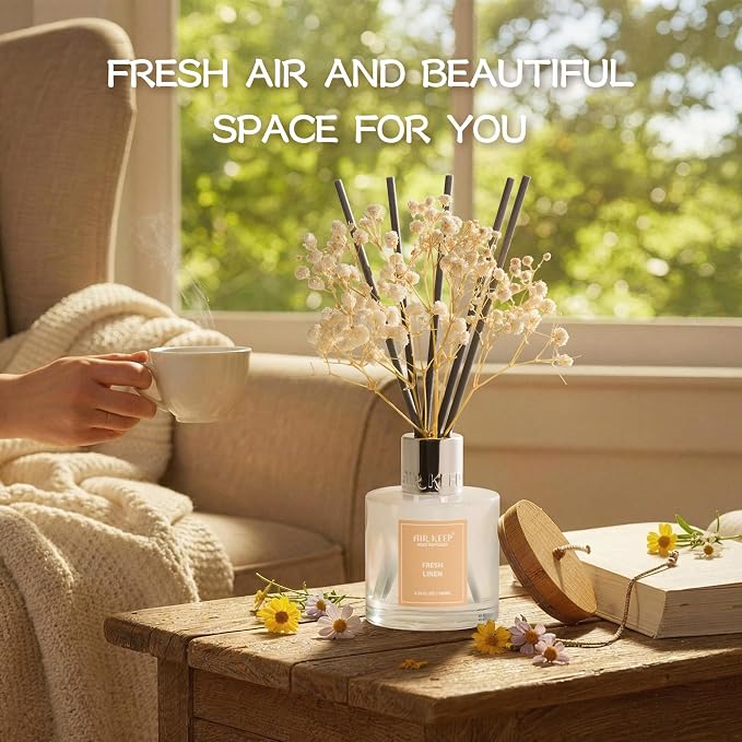 Airkeep Reed Diffuser Set, 3.38 fl oz - Image 6