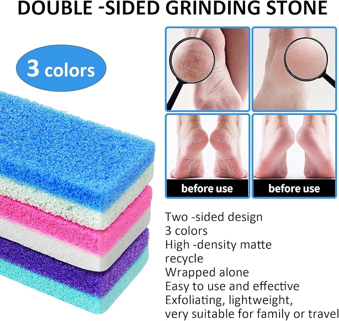 6Pcs Professional Pedicure Foot Pumice Stone - Image 3