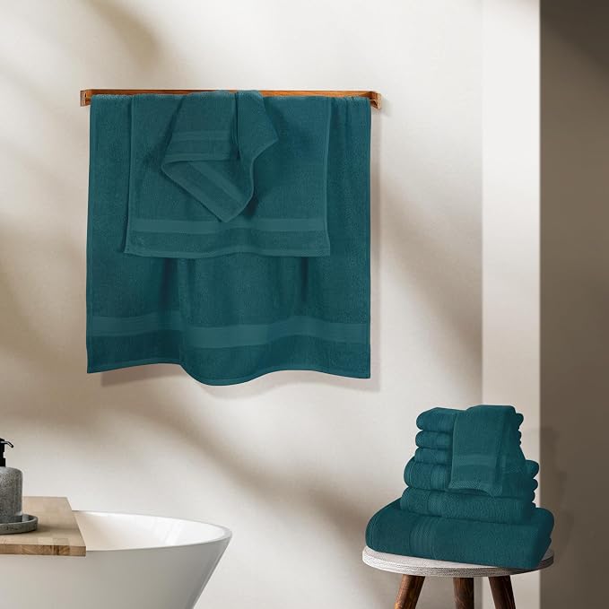 GLAMBURG Ultra Soft 24-Piece Towel Set - Image 4
