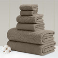 Modern Threads 6 Piece Cotton Bath Towel Set – Ultra Soft 550 GSM Towels – by ModernThreads