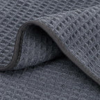 HOMEXCEL Waffle Bath Towels Set 4 Pack, Premium Microfiber Bathroom Towels - Image 2