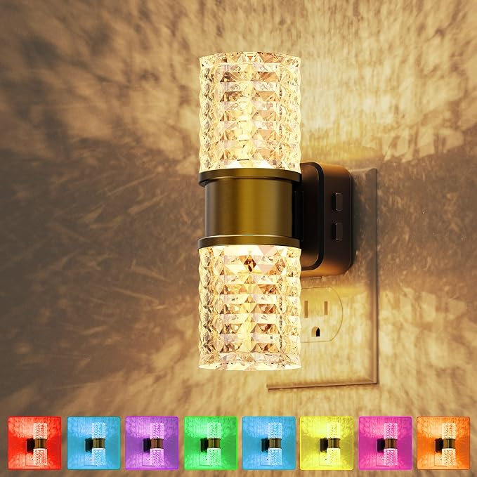 L LOHAS LED Night Light, Night Lights Plug into Wall, 10-Color RGB Change - Image 2