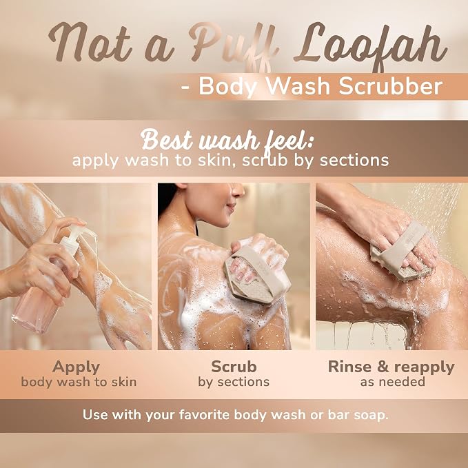 SILKLE Silicone Body Scrubber – Gentle Exfoliating Shower Scrubber - Image 5