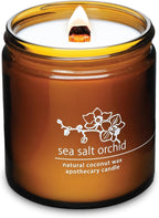 Hemlock Park Sea Salt Orchid Apothecary Hand-Poured Scented Candle | Crackling by HemlockPark