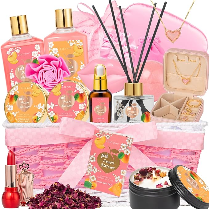 Mothers Day Gift Basket for Mom, Gifts for Women by LILYROY